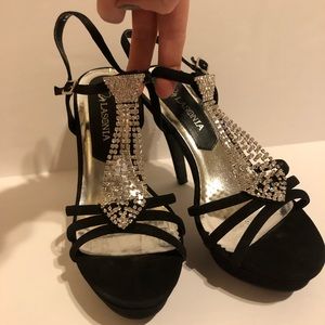 Black & Diamond Heels